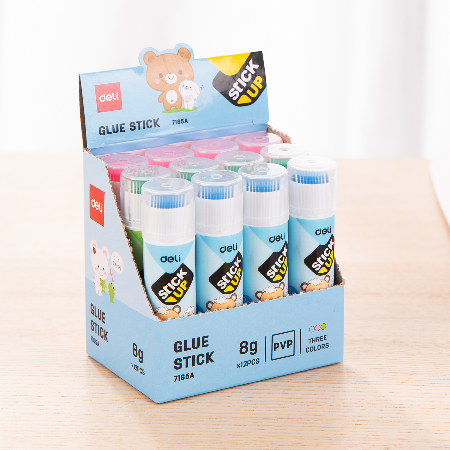 deli E7165A Glue Stick, 8g8G/PCS, Assorted Colors - Image 5