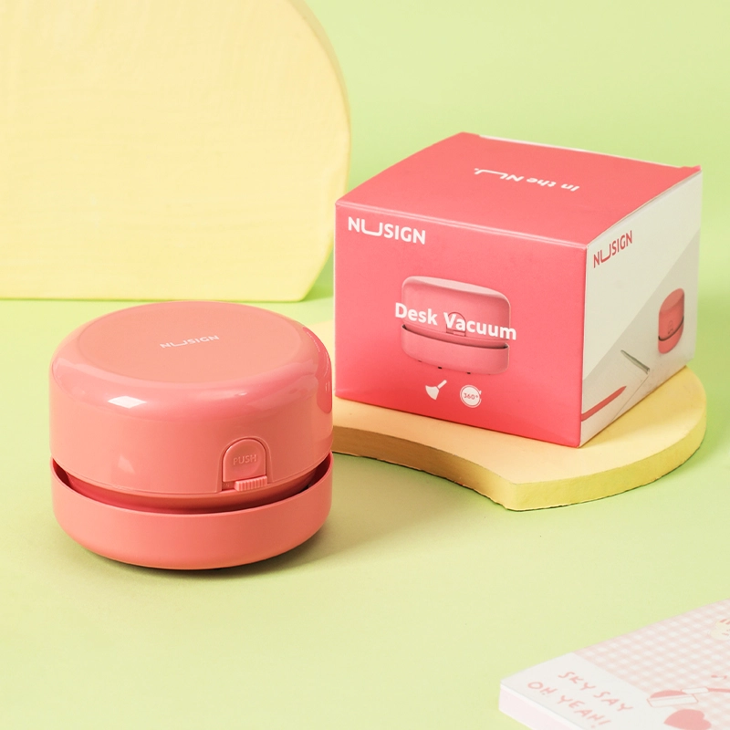 deli ENS198 Desktop Cleaner, 89×89×67.5mm, Pink - Image 3