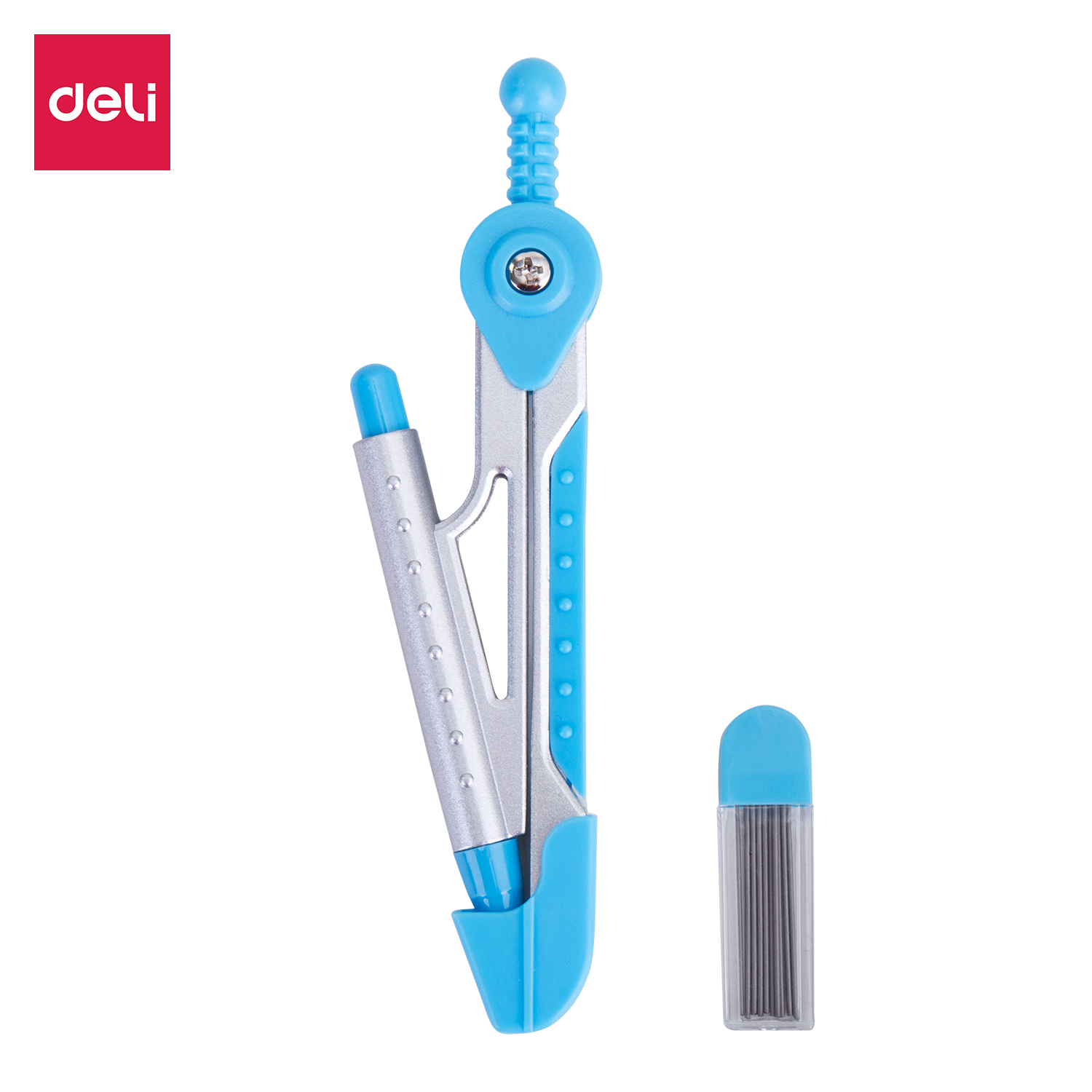 deli E8616 Compass, w/mechanical pencil, Assorted Colors - Image 5
