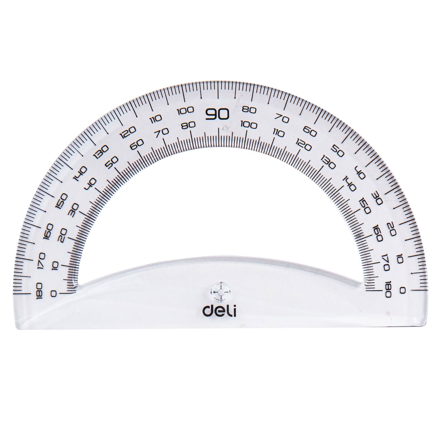 deli EG00412 Ruler Set, 4 pcs, Transparent - Image 5