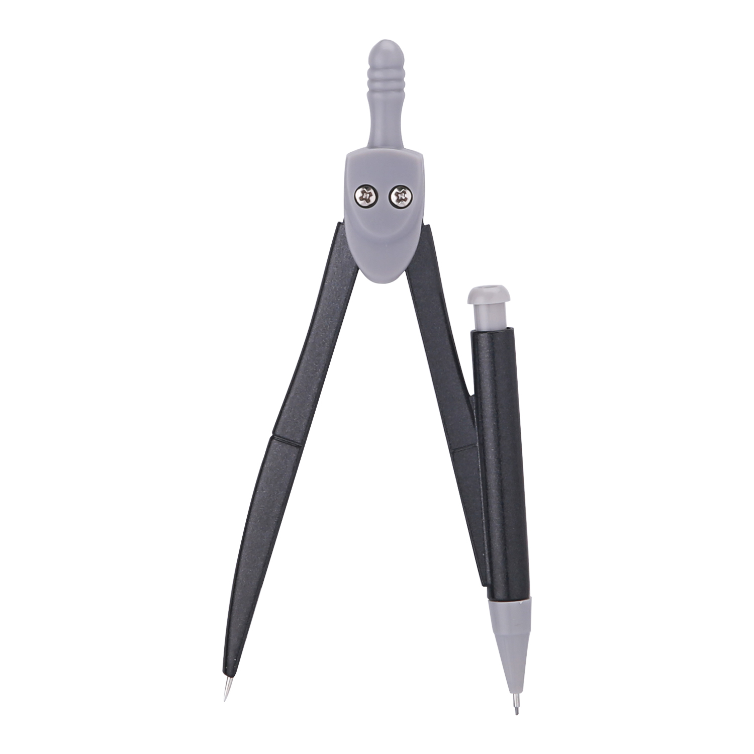 deli EG20904 Compass, Metal, with mechanical pencil, Silver - Image 5