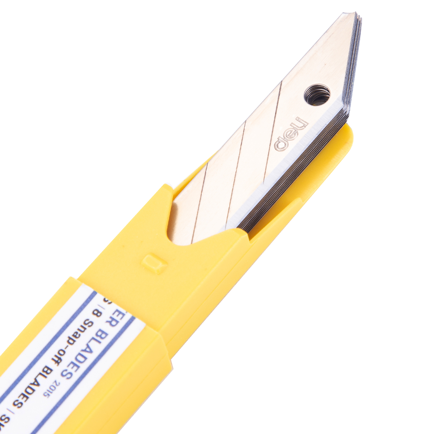 deli E2015 Cutter Blade, 8 snap-off blades, Silver - Image 5