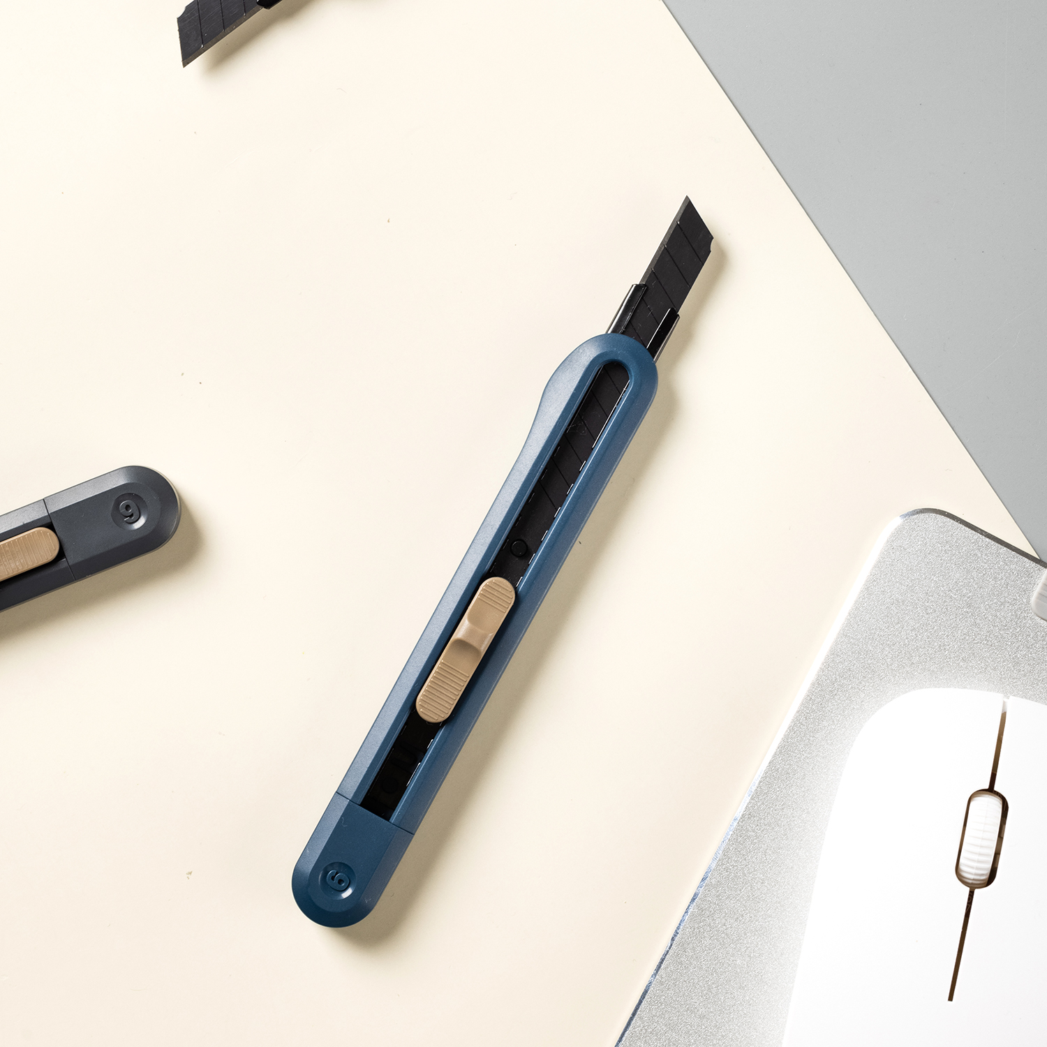 deli ENS063 Nusign Cutter, 137*20*15mm, Blue - Image 5