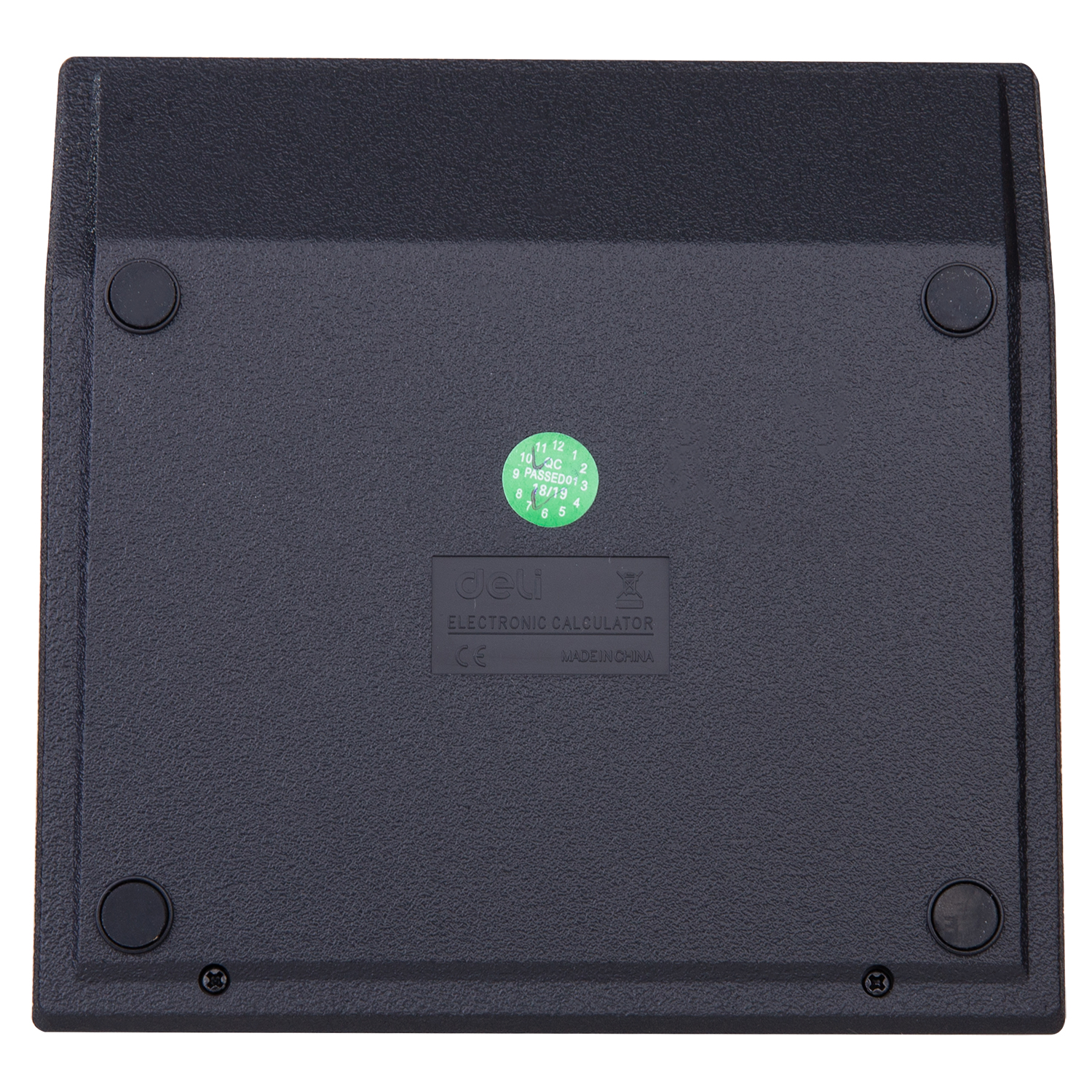 deli E39231 Desktop Calculator, Plastic-12 digits, 120 steps check, Black - Image 5