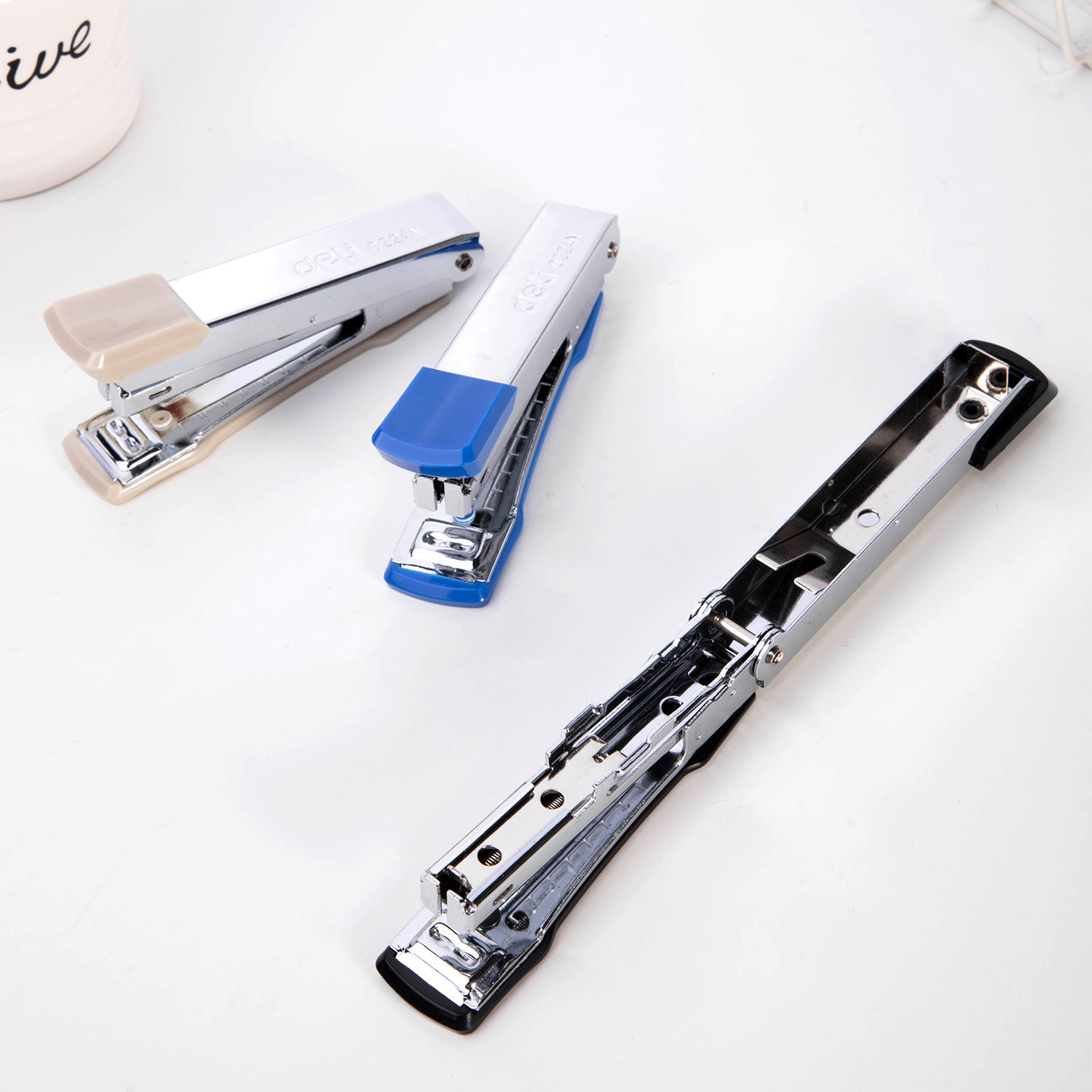 deli E0214 Stapler Set, 15sheets,#10, Assorted Colors - Image 5