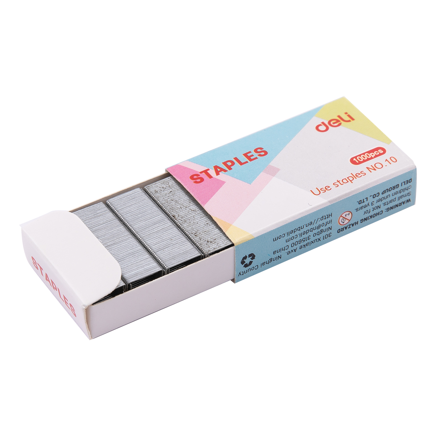 deli E0254 Mini Stapler, 15sheets,#10, Assorted Colors - Image 5