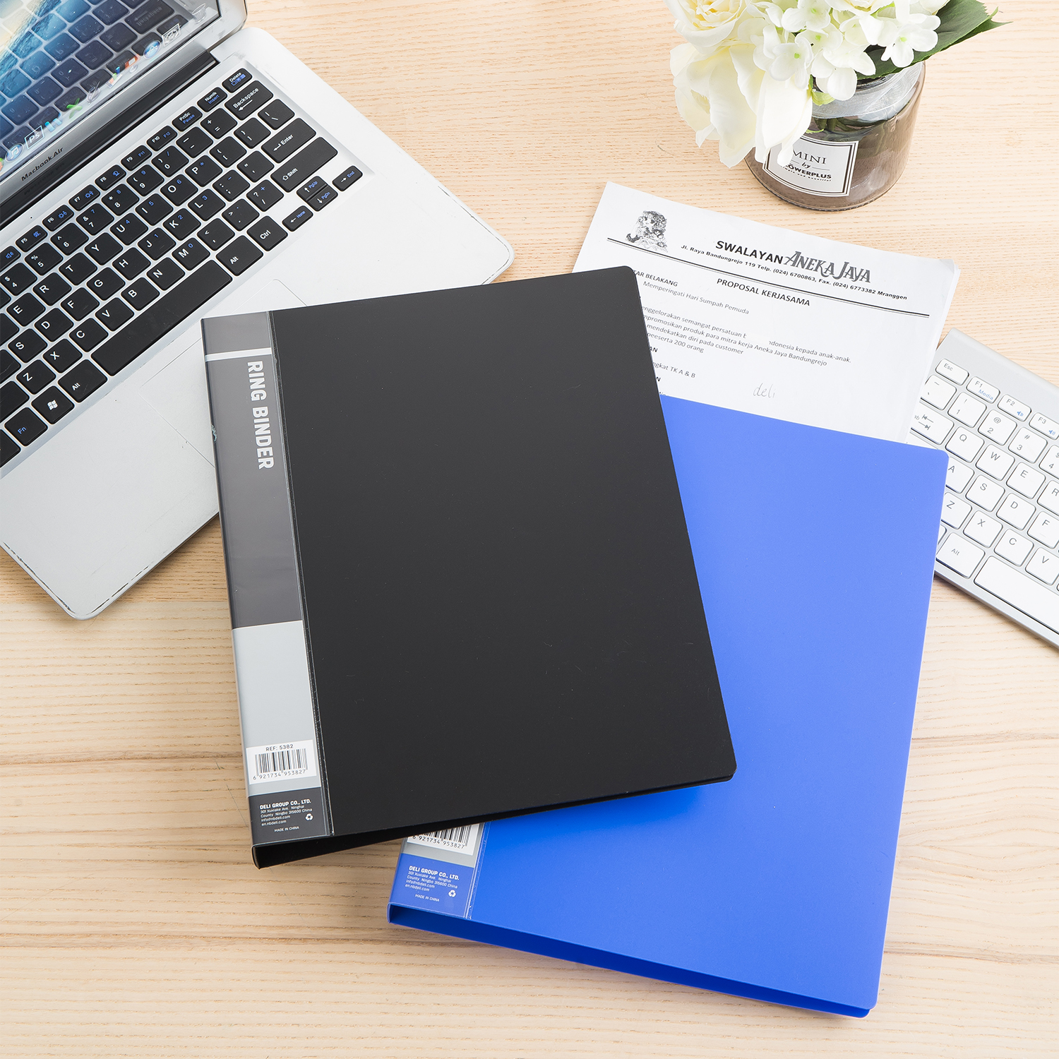 deli E5382 Ring Binder, A4, Assorted Colors - Image 5