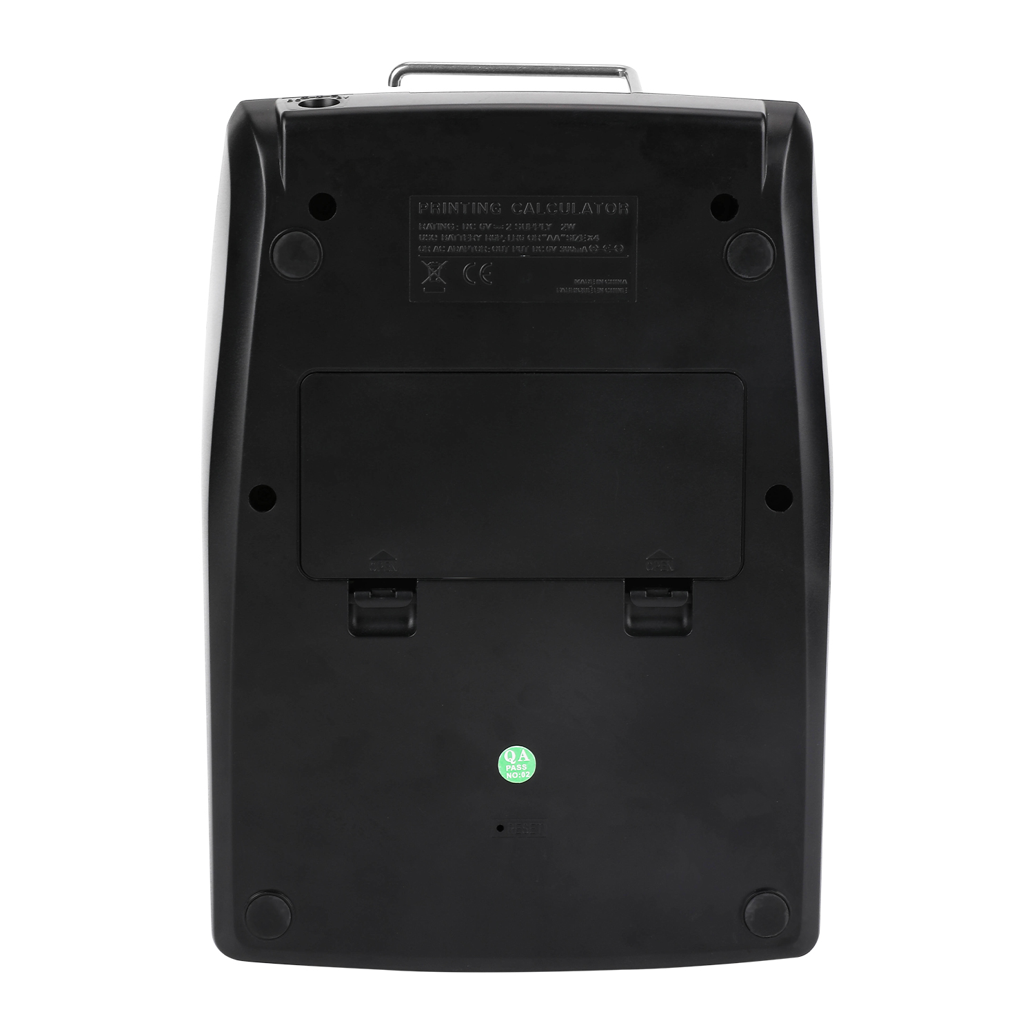 deli EM121-EU Printing Calculator, Plastic-12 digits, Black - Image 5