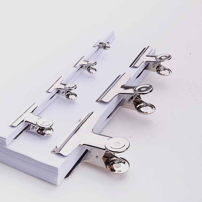 deli 9525 Binder Clip, 29mm, Silver - Image 5
