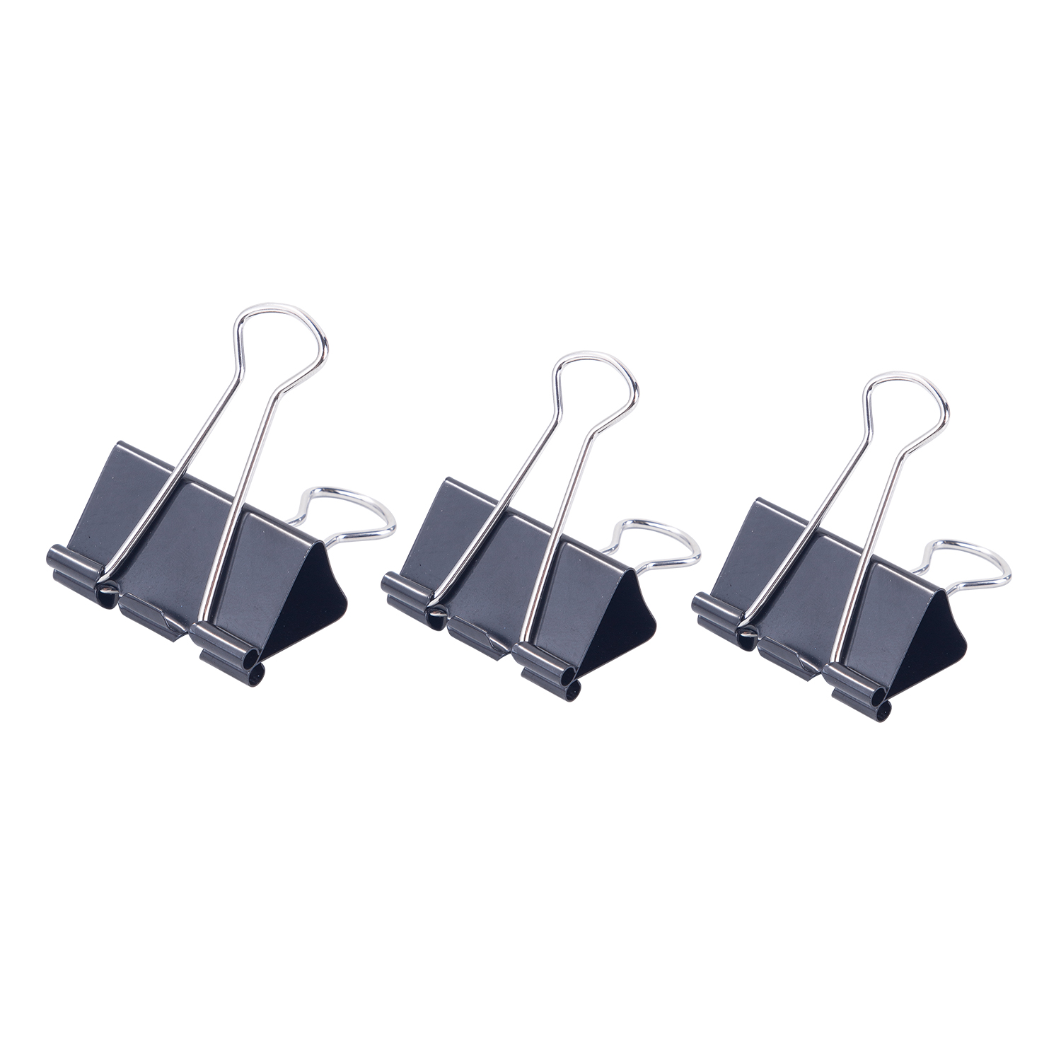 deli E38562 Effortless Binder Clip, 41mm, Black - Image 5