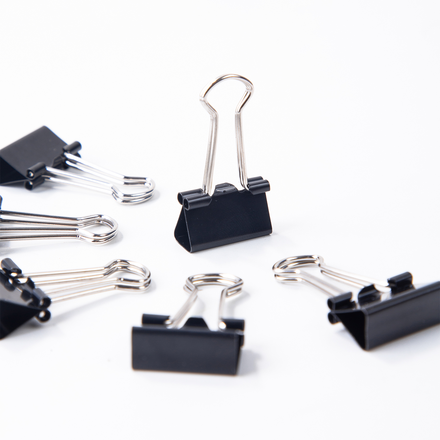 deli E38566 Effortless Binder Clip, 15mm, Black - Image 5