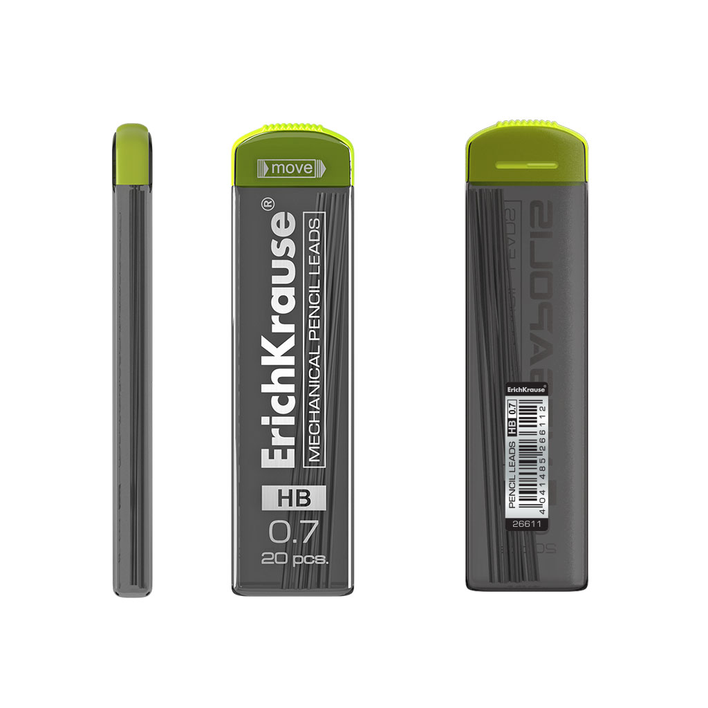 ErichKrause 26611 Megapolis Mechanical Pencil Lead 0.7mm HB