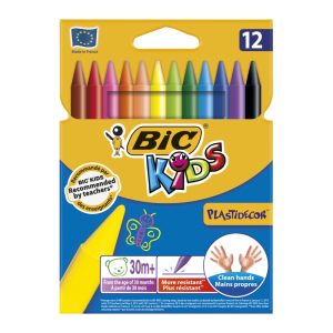 BIC Crayons Plastic (1 x 12 Pcs)