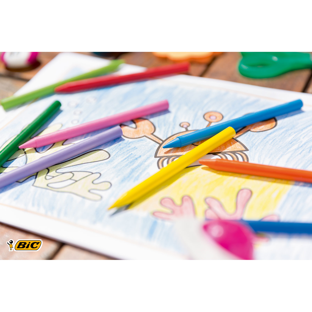 BIC Crayons Plastic (1 x 12 Pcs) - Image 4