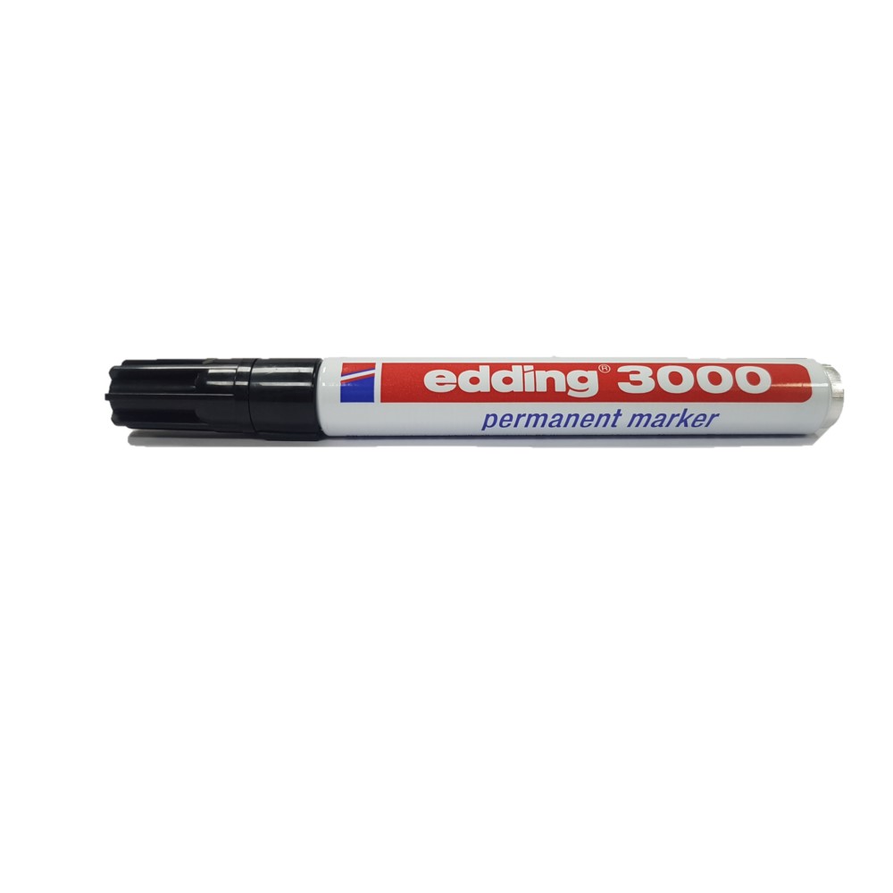 edding E-3000 Permanent Marker Bullet Point 1.5-3MM Black