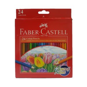 Faber-Castell FCI114426 Colours of Nature Pencil Assorted, Pack of 24 Colours