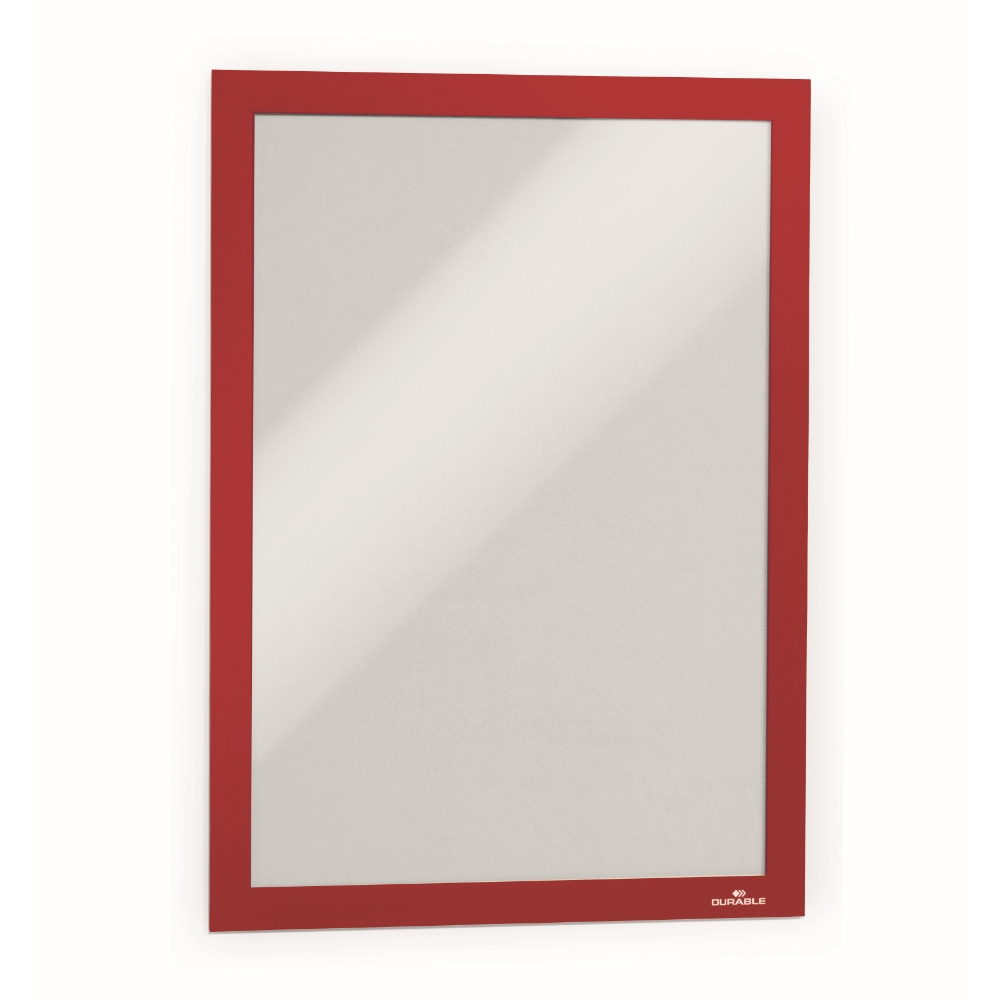 Durable A4 Duraframe Magnetic - Red - 4872-03