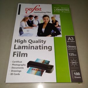 Perfekt Laminating Pouch, A3 Size, 125micron, 100 Pcs in a Packet