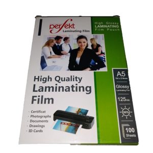 Perfekt Laminating Pouch, A5 Size, 125micron, 100 Pcs in a Packet