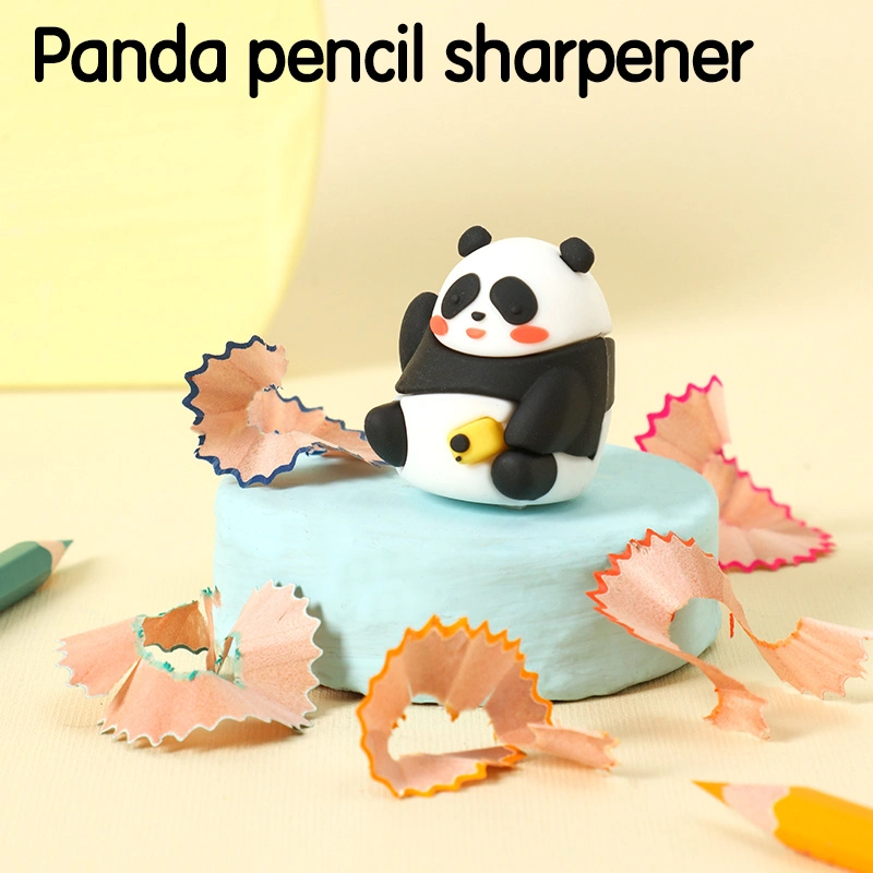 deli EH572 Panda pencil sharpener, φ6.9-8mm, White - Image 5