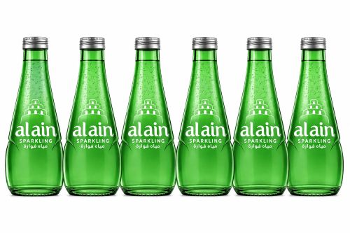Al Ain Sparkling water 200ml x 6 glass bottles