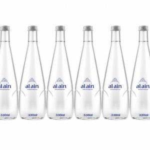 Al Ain Still water 330ml x 6 glass bottles