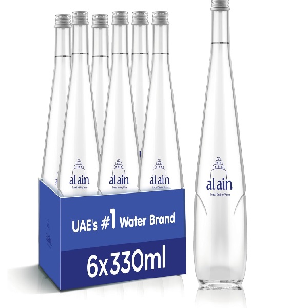 Al Ain Still water 330ml x 6 glass bottles - Image 2