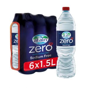 Al Ain Zero Sodium Still water 1.5 L x 6 plastic bottles
