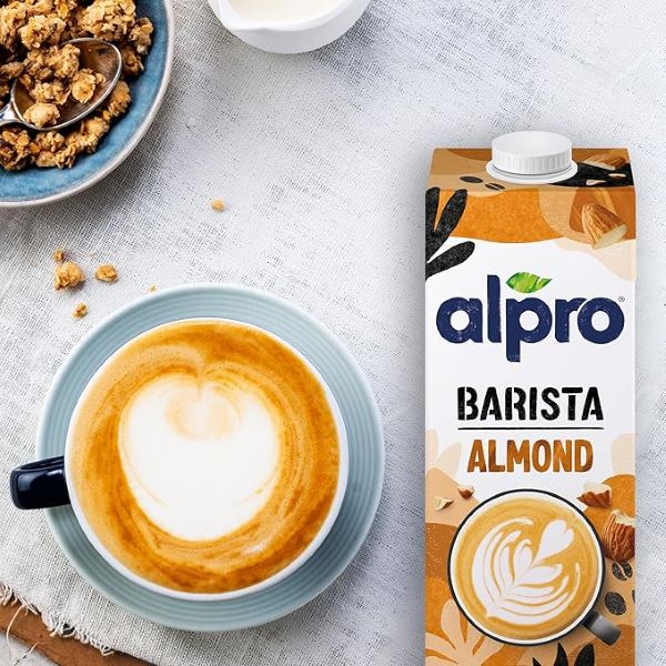 Alpro Barista Almond Milk 1 Liter, 1 carton x 8 packs - Image 2