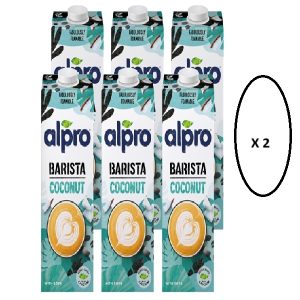 Alpro Barista Coconut Drink, 100% Plant-Based, Lactose & Dairy Free - 1L (12x1L)