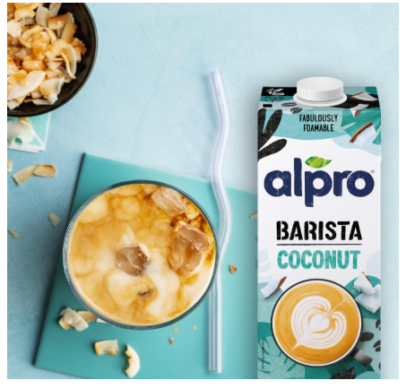 Alpro Barista Coconut Drink, 100% Plant-Based, Lactose & Dairy Free - 1L (12x1L) - Image 3