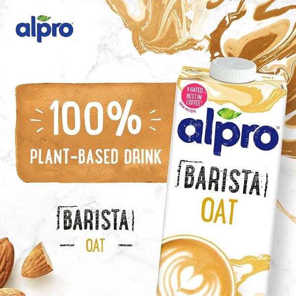 Alpro Barista Oat Drink 1 Ltr, Pack of 8 - Image 2