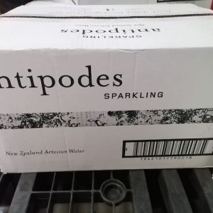 Antipodes Sparkling Water 1 L x 12 glass bottles