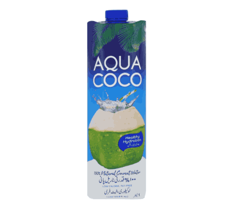 Aqua Coco 100% Natural Coconut Water 1 L X 12 Packs - Image 2