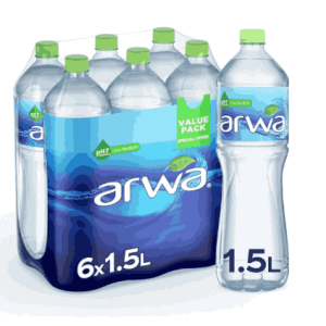 Arwa still water 1.5L x 6 bottles