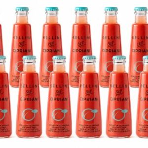 Cipriani Bellini Non-Alcoholic White Peach 180ml, pack of 12 Glass Bottles