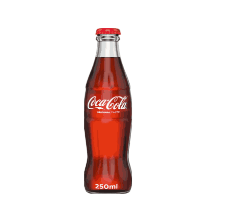 Coca Cola Original Taste, Carbonated Soft Drink, Glass Bottle 250ml, Carton of 24 bottles - Image 2
