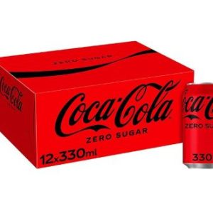 Coca Cola Zero 330ml pack of 12 cans