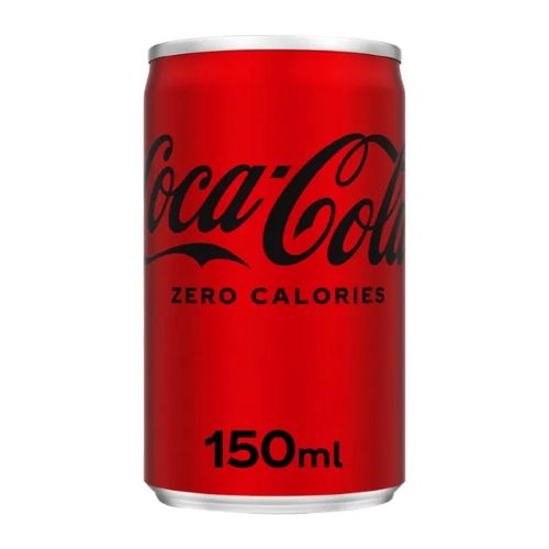 Coca Cola Zero Sugar Carbonated Soft Drink 150ml x 30 cans - Image 3