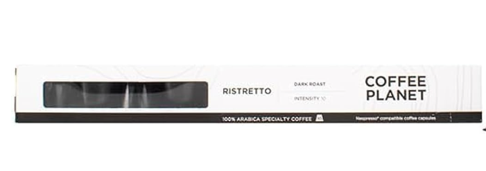 Coffee Planet Ristretto Coffee Capsules Carton 10 Packs x 10 Capsules - Image 2