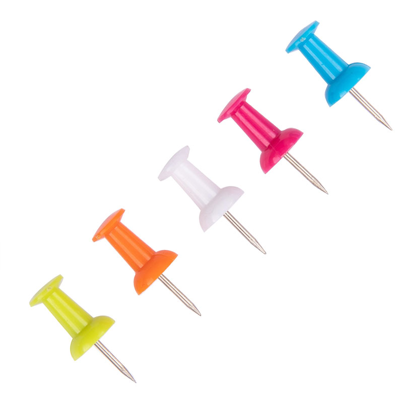 deli E0054 Push Pin, Size 23mm, 1''100PCS/tube, Assorted Colors - Image 8