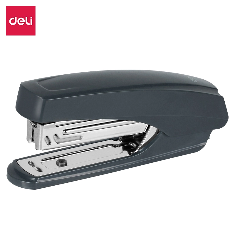 deli E0238S 10 Stapler Set, 15sheets, 10≤50 pcs, Dark Grey