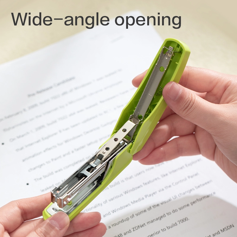 deli E0238S 10 Stapler Set, 15sheets, 10≤50 pcs, Green - Image 2