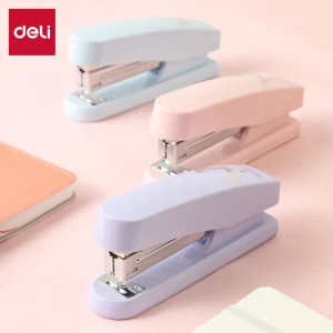 deli E0402F Stapler, 25sheets,24/6 & 26/6, Assorted Colors