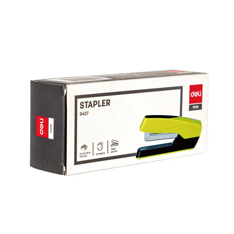 deli E0427 Stapler, 25sheets,24/6 & 26/6, Assorted Colors - Image 5