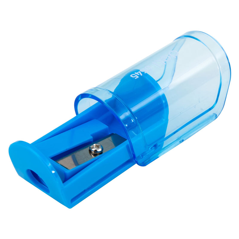 deli E0545 Pencil Sharpener, 1-hole w/canister, Assorted Colors - Image 5