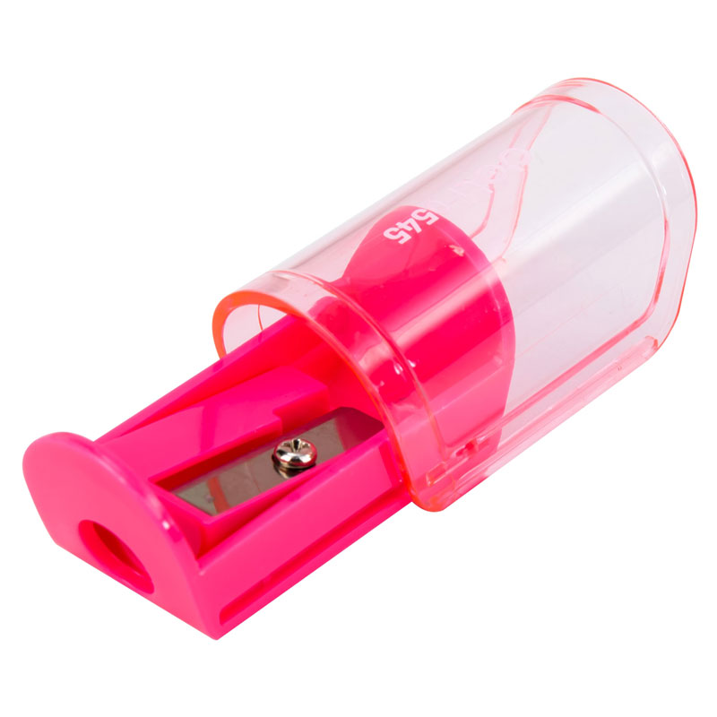 deli E0545 Pencil Sharpener, 1-hole w/canister, Assorted Colors - Image 6
