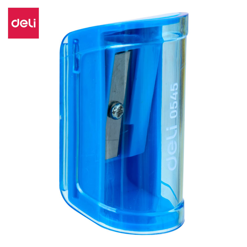 deli E0545 Pencil Sharpener, 1-hole w/canister, Assorted Colors - Image 8