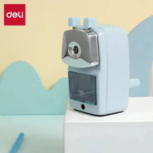 deli E0619 Metal Rotary Sharpener, Blue