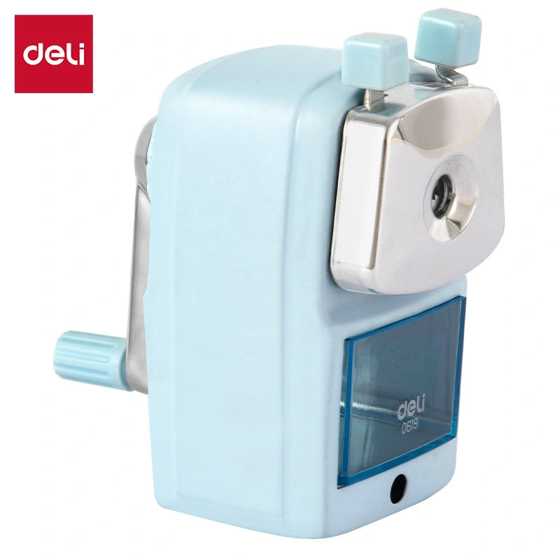 deli E0619 Metal Rotary Sharpener, Blue - Image 2